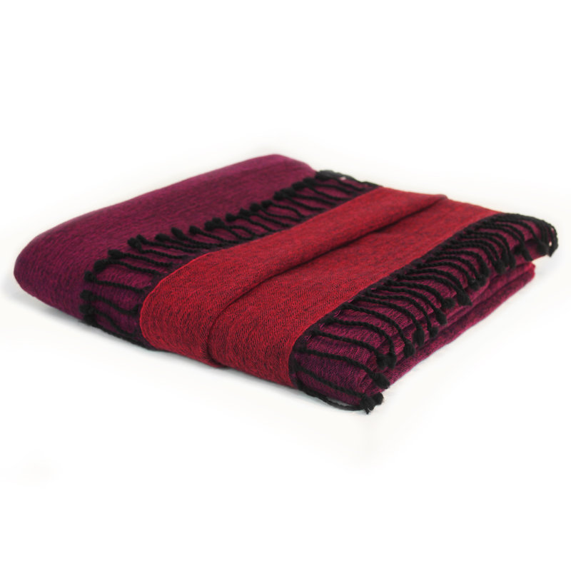 Cosette Merino Reversible Wool Throw