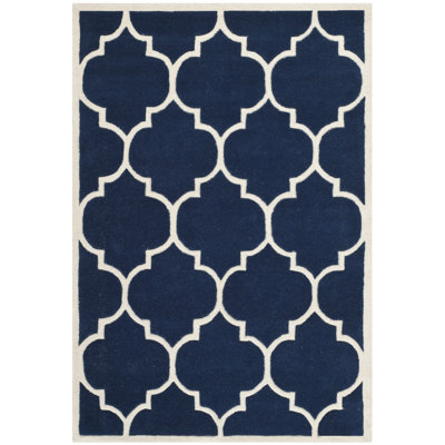 Carolene Hand Tufted Wool Geometric Rug