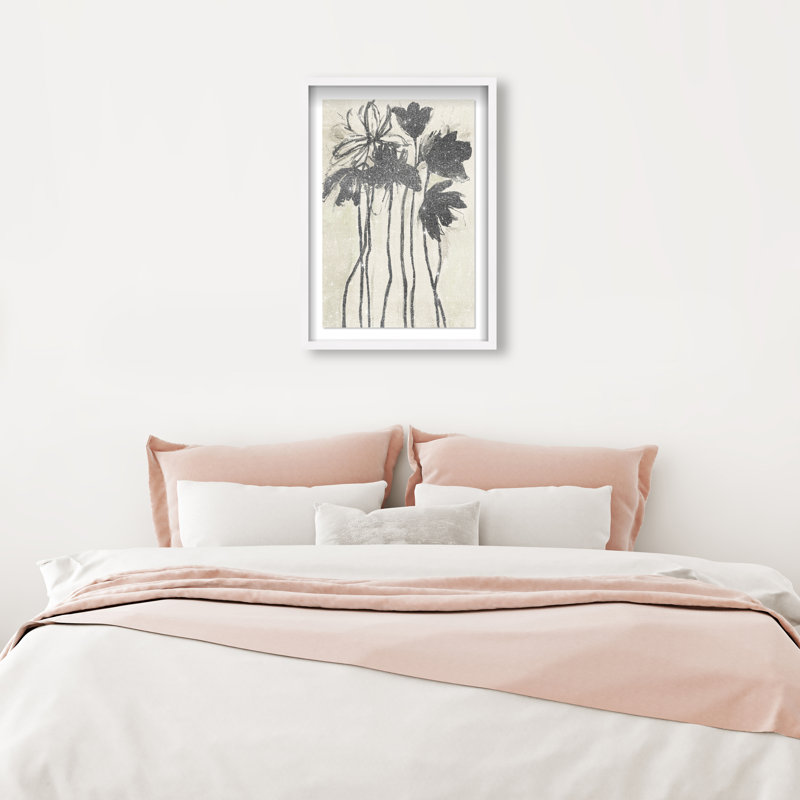 Flower Abstract Studio Shadowbox Floral & Botanical Print by Oliver Gal, Black Frame, 10 x 15, 37.5"H x 25.5"W