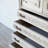 Modern White Solid Wood China Cabinet