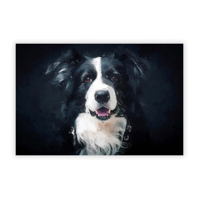 Border Collie Dog - Frameless Print