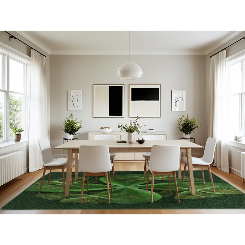 Floral Indoor Rug, Rectangle 7' x 10'