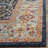 Christa Oriental Cream/Navy/Orange Area Rug-133012728