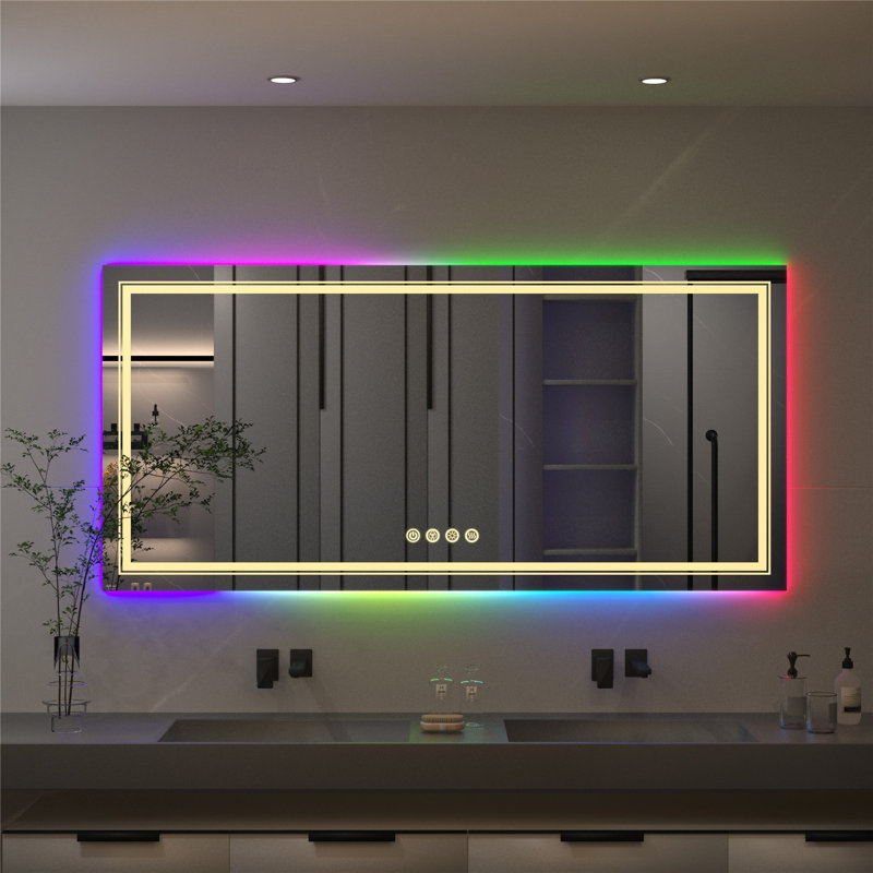 Flat Wall Mirror, 19.7" x 41.3"
