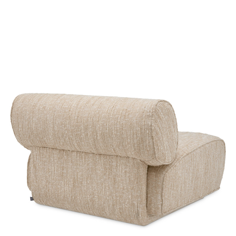 Urbano Side Chair, Boucle Sonata Cream Polyester Blend