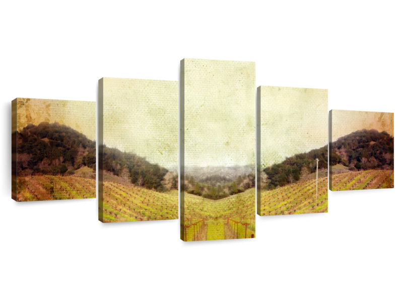 Napa Vineyard Landscape, H 42 po x l 92 po