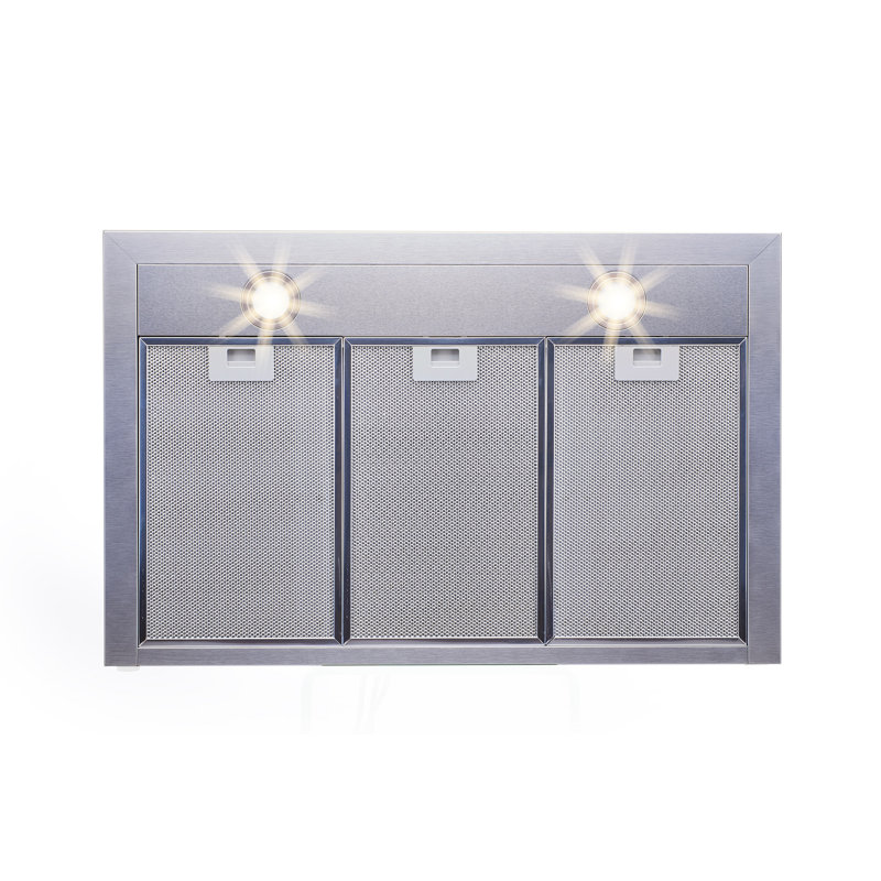  Hotte murale convertible 104 pouces en acier inoxydable avec filtre inclus 30 pouces 600 CFM 104