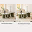 Table basse moderne avec plateau Terrazzo