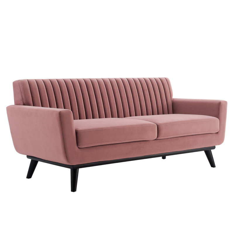 Causeuse Engage, Polyester rose poussiéreux