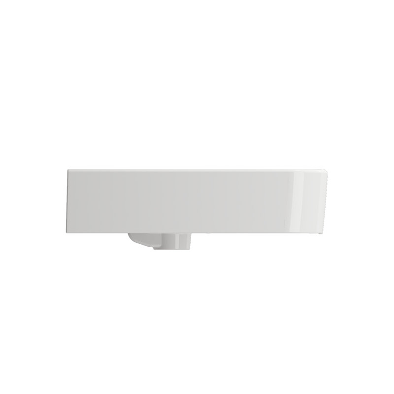 Parma 25.59'' L Bathroom Sink, White, Single-Hole