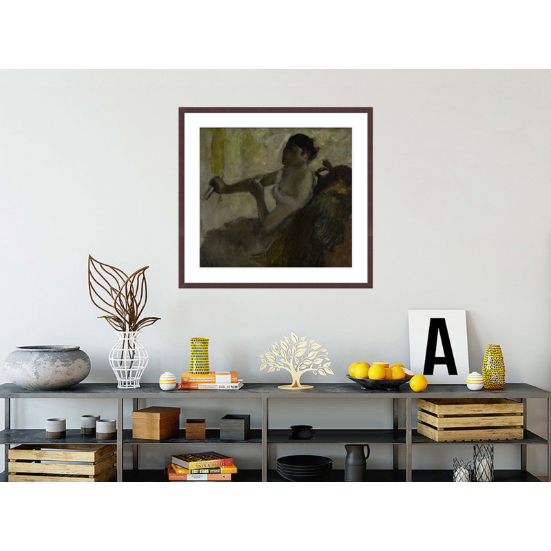 Portrait de Mlle Rose Caron par Edgar Degas, H 33,5 po x l 35,86 po