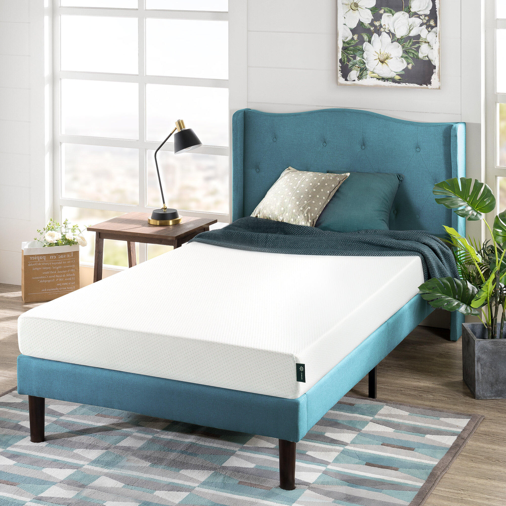 Life Home Comfort Sleep 6-Inch Mattress GreenFoam Certified - Twin