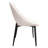 Newsom Modern Curved Open-Back Upholstered Dining Chair with Sturdy Iron Metal Legs, Heavy-Duty 440 lb. Weight Capacity - Perfect for Dining Room, Kitchen, or Vanity-30999662-30984026
