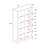 61.8'' H x 33'' W Cube Bookcase-873864451