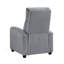Fauteuil inclinable moderne à dossier poussoir avec revêtement en velours côtelé doux pour le confort et structure en bois massif, idéal pour la détente dans le salon-1838023649