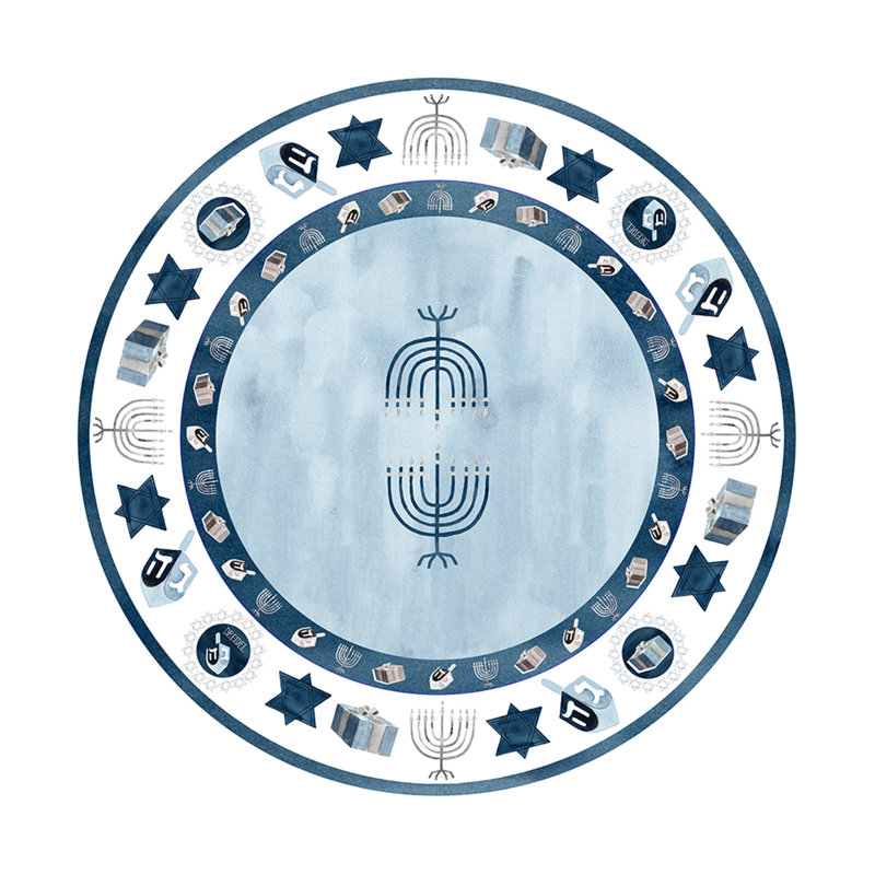  Nappe ronde Hanoukka