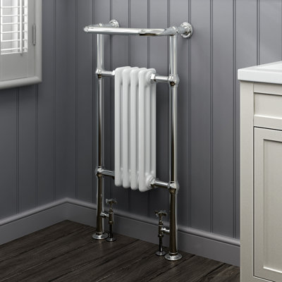 iBathUK Traditional Designer Heated Towel Rail Bathroom Radiator