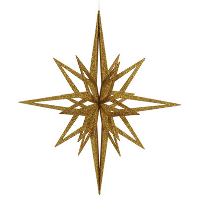 Ornement étoile 3d paillettes