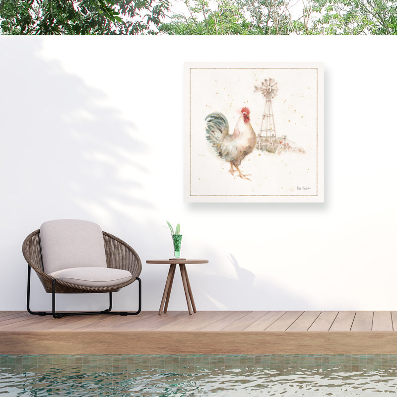 Toile pour l'extérieur Lisa Farm, H 35 po x l 35 po x P 1,5 po