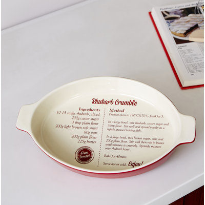 Symple Stuff Oval Stoneware Baker Bakeware