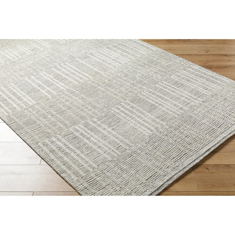 Rectangle Tunus Wool Area Rug, Rectangle 8' x 10'