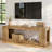 63-Inch TV Stand for 55/60/65/75-Inch TVs, Farmhouse Entertainment Center with Open Storage Shelves