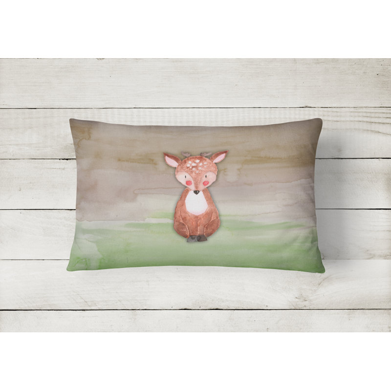  Coussin lombaire aquarelle Baby Deer