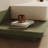 Simple modern retractable TV cabinet combination