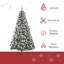Sapin de Noël artificiel enneigé 6 pi