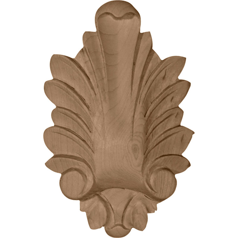 Applique rosette Hillsborough H 4 3/4 po x l 3 po x P 1 po, Aulne