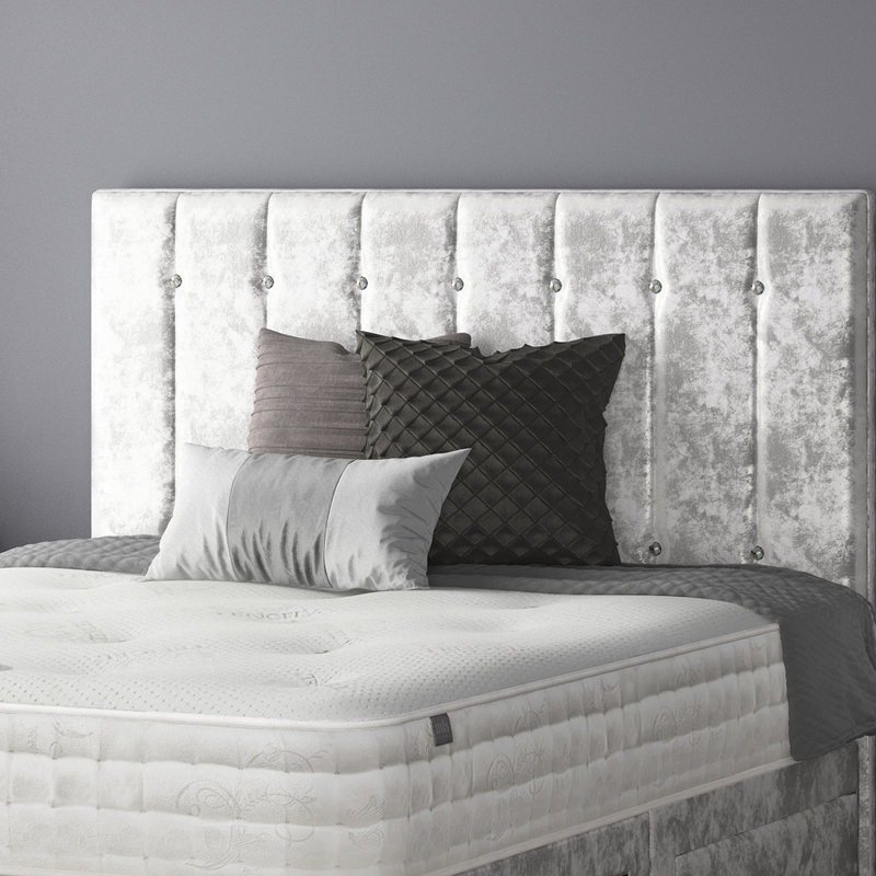 New Fairfield Divan Bed Base, Silver, Super King (6'), No Drawers