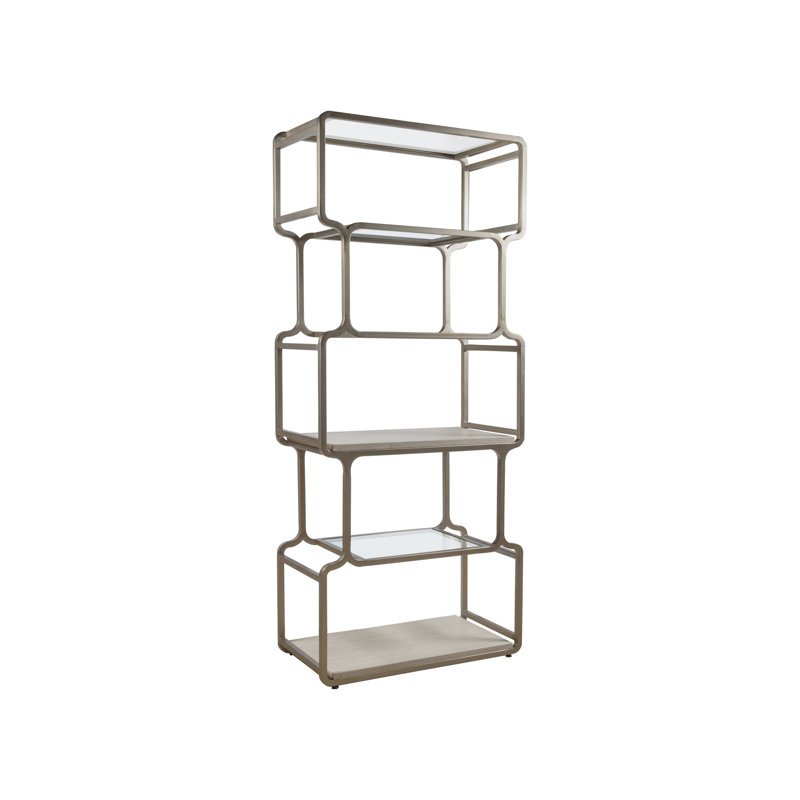 38"W x 18"D x 90"H  5-Tier Signature Designs Proviso Etagere