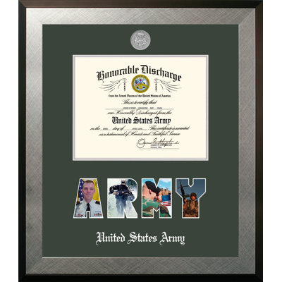 Army Discharge Honour Picture Frame