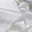 Nappe florale jacquard pour table rectangulaire 60 x 84 po, blanc