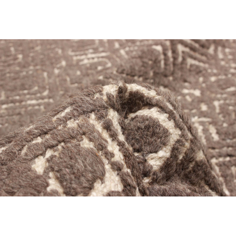 Tapis gris taupe Tangier 4 pi 9 po x 8 pi 2 po