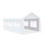Abri d'auto 10 pi x 20 pi avec tiges de mise à la terre robustes - structure triangulaire pour la stabilité, parois latérales amovibles, abri de garage imperméable, cadre de fenêtre, fermeté, tiges, matériaux