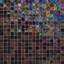 Mirtillo 5/8" x 5/8" Glimmer Glass Mosaic
