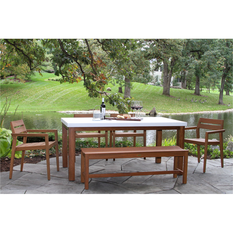 Kinsler Rectangular 7 - Person 68" Long Dining Set