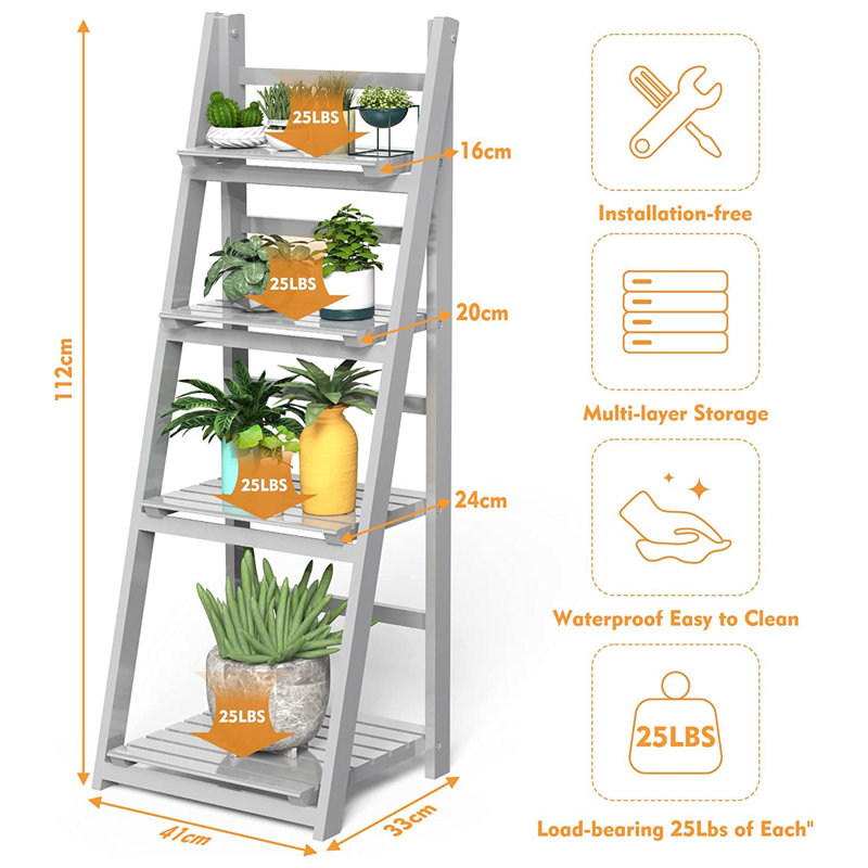 Plant Stand 4 Tier