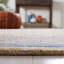 Tapis oriental jaune / rouille en laine / coton / latex touffeté à la main Eldiona-395071111