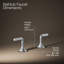 Occasion 2.58" W x 4.06" H Bathroom Faucet Handle-2030969179
