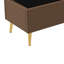Banc de rangement avec repose-pieds Banc de chambre rembourré avec rangement-317949684