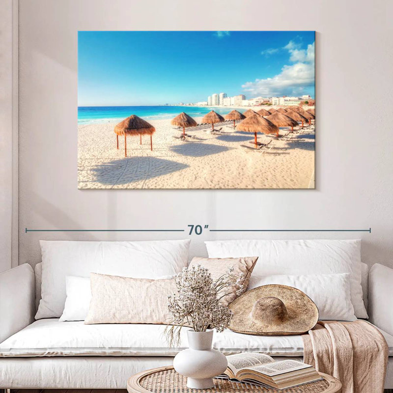 Gillard Cancun Gillard scène, H 32 po x l 48 po