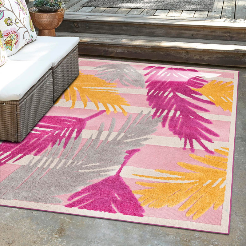 Tapis d'extérieur Rugs.com Barcadera Aruba 7, Rectangle 6 pi x 9 pi