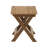Teak HIPS Foldable 3-Piece Bistro Set Indoor/Outdoor Use