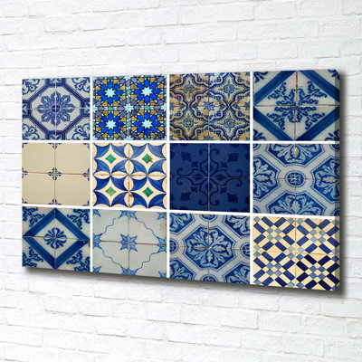 Portuguese Tiles - Wrapped Canvas Print