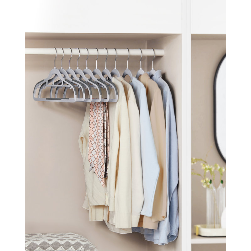 Bletsoe Non-Slip Standard Hanger, 50, Grey