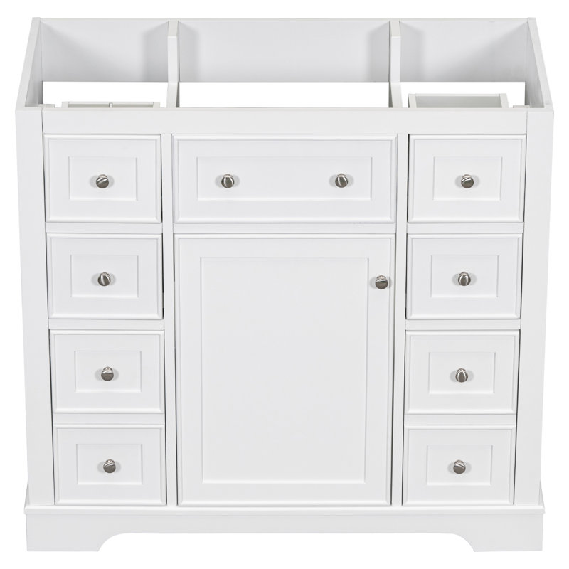 35.6'' Single Bathroom Vanity Base Only in White