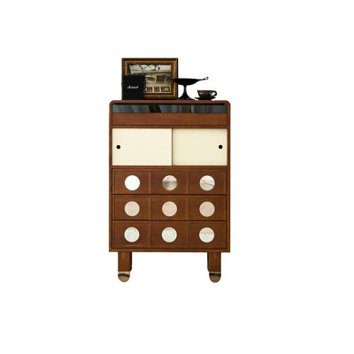 Armoire de rangement rétro avec rangement