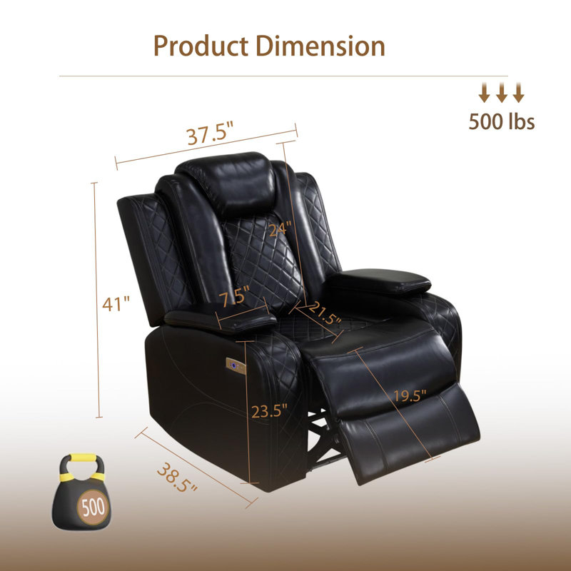 Fauteuil inclinable électrique Breathing
